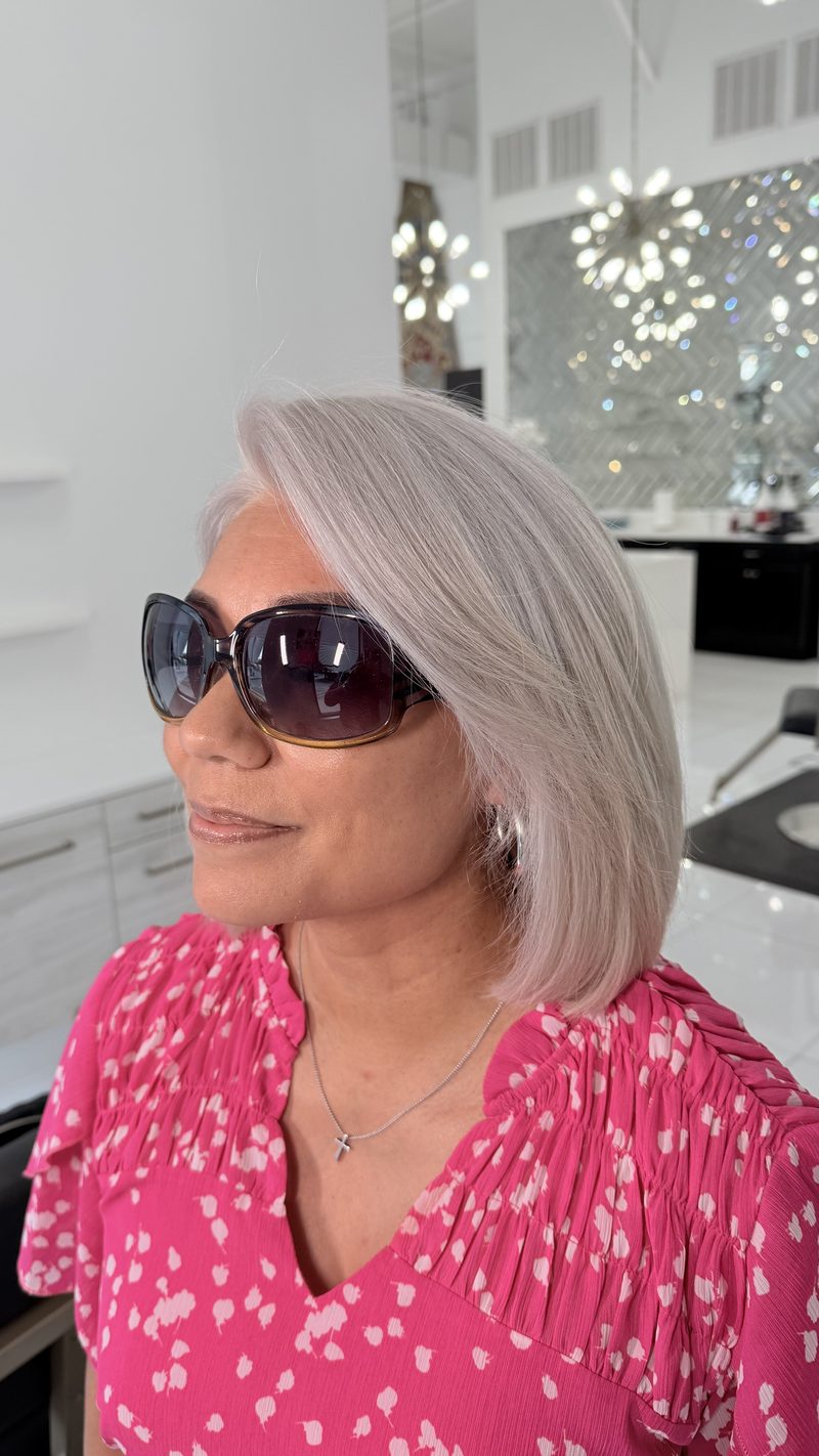Platinum silver color transformation
