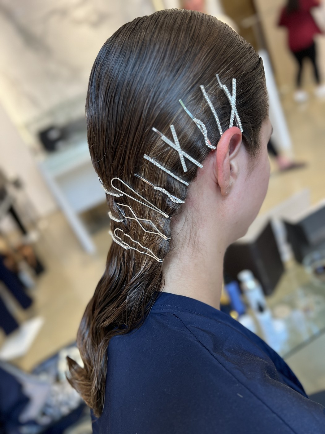 Editorial and stage work — behind the chair