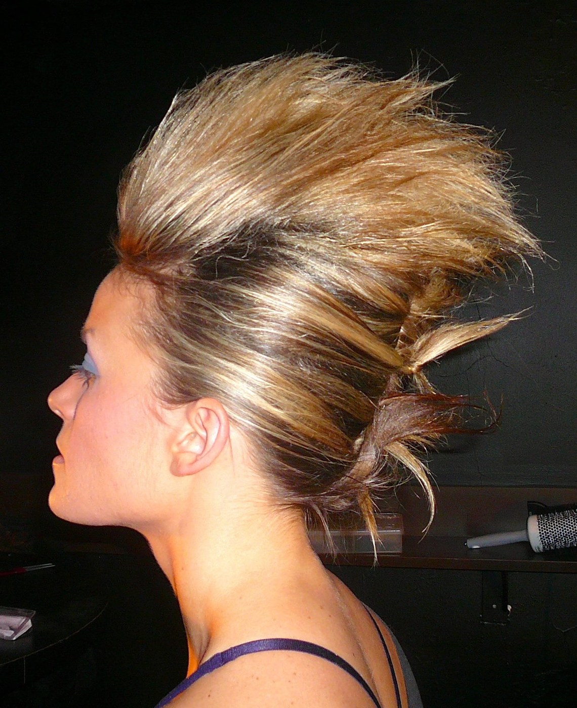 Styling work — volumised