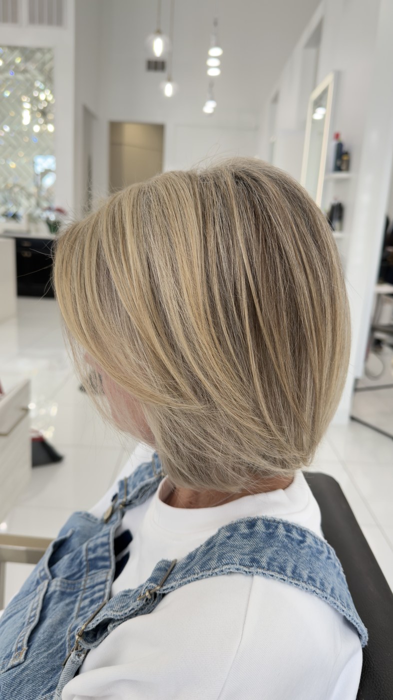 Recent treatment work — brunette shine